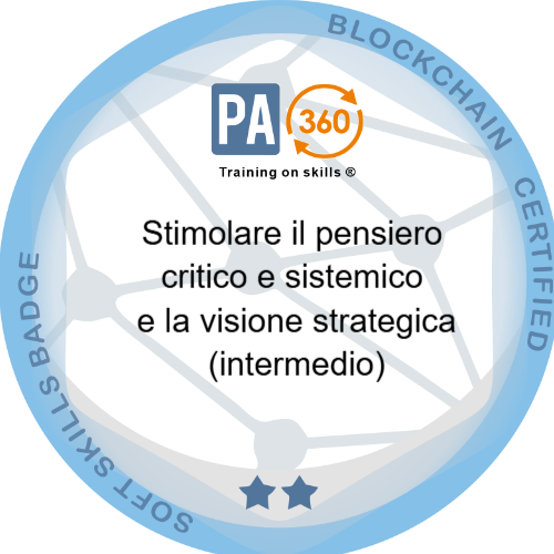 Stimolare il pensiero critico e sistemico e la visione strategica (intermedio)